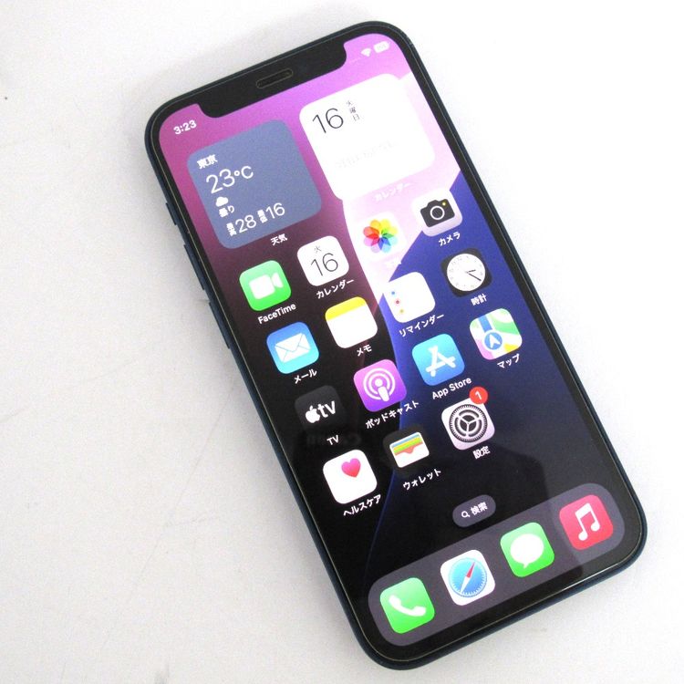 �ڼ��ߤʤߡۢ�Docomo��iphone12mini MGDP3J/A 128GB �֥롼 �������
