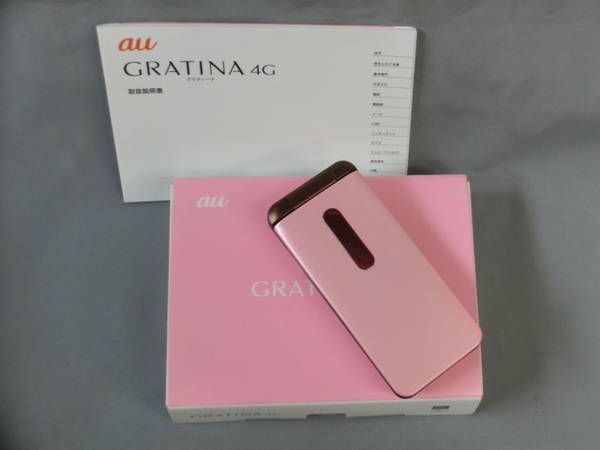 ムスビー｜【質みなみ】□AU□KYF31 GRATINA 4G ピンク 携帯電話 〇 
