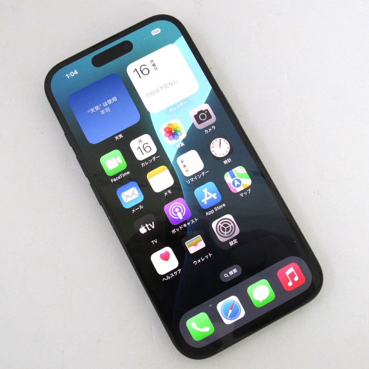 �ڼ��ߤʤߡۢ�Softbank��iphone16 MYDQ3J/A 128GB �֥�å� �������