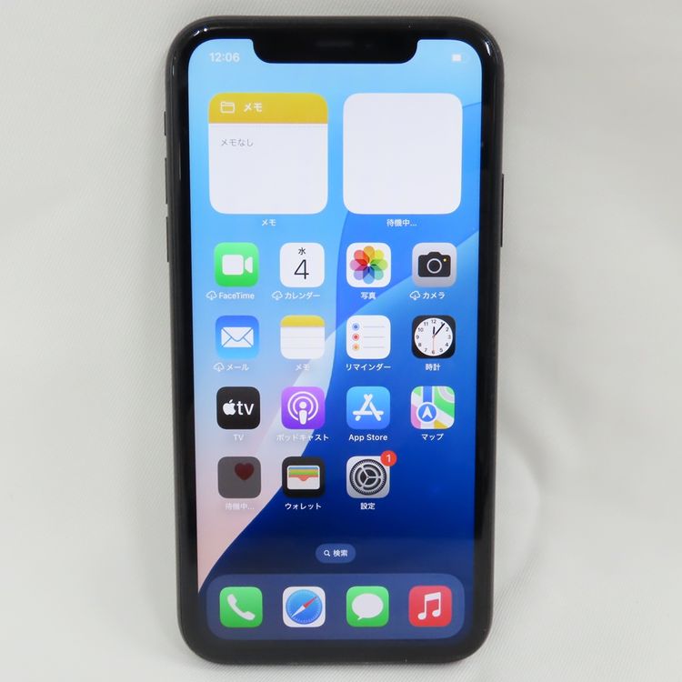 �ڼ��ߤʤߡۡ�1070���ɥ����iPhone XR 64GB �֥�å� MT002J/A �����