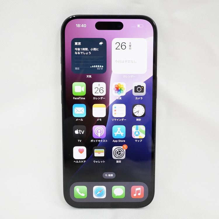 �ڼ��ߤʤߡۡ�1128��AU��iPhone15 128GB MTMH3J/A �֥�å������
