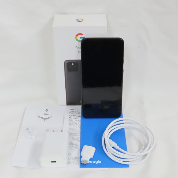 �ڼ��ߤʤߡۡ�1099��au��Pixel5 5G 128GB ���㥹�ȥ֥�å������