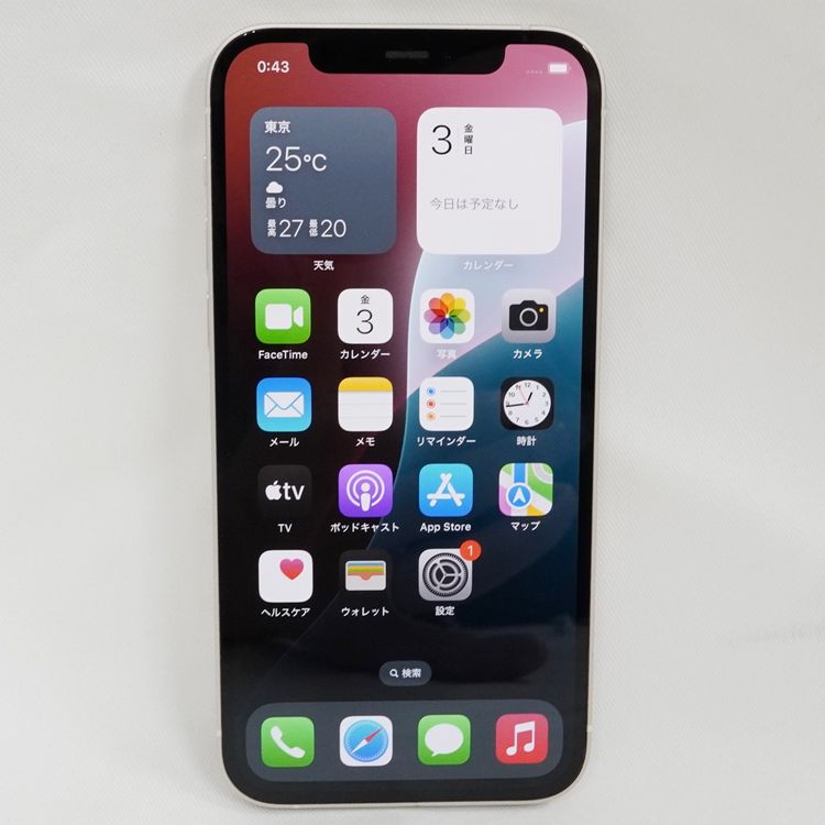 �ڼ��ߤʤߡۡ�1107�����åץ��iPhone12 128GB MGHV3J/A �ۥ磻�ȡ����