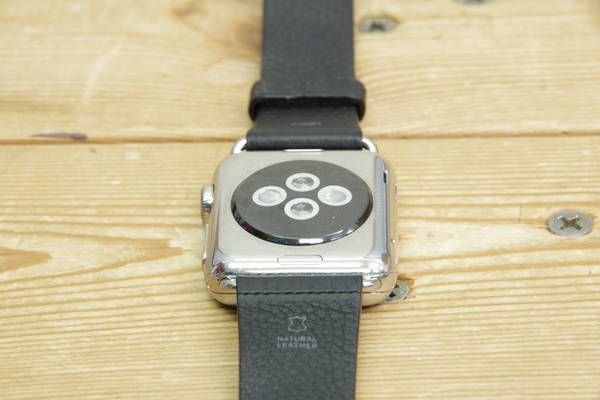 ��� Apple Watch ���� 38mm �֥�å����饷�å��Хå��� �֥롼������Х���