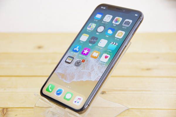 ムスビー｜中古 SoftBank Apple iPhone X 256GB スペースグレイ  