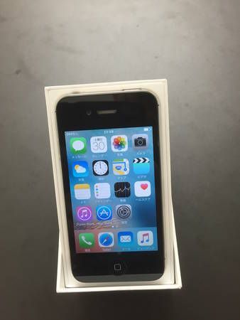 ��������SIM�ե꡼�� iPhone4s 64GB �֥�å���SB-3269��