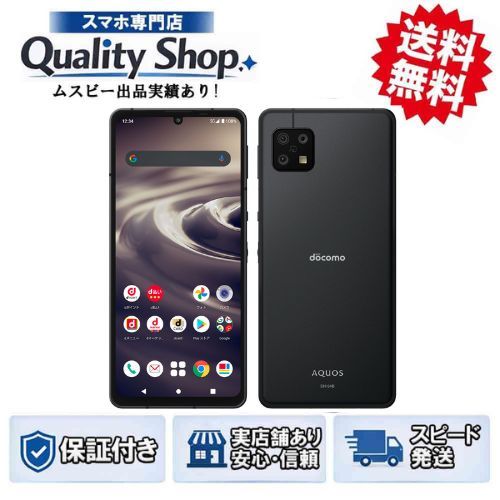 [Q]̤����AQUOS sense6 SH-54B  black