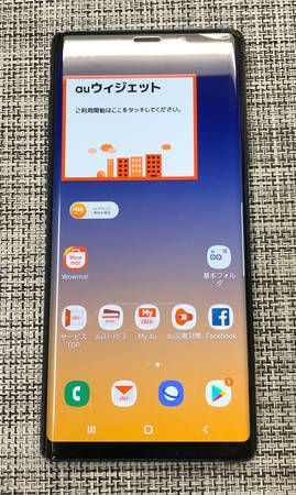 ムスビー｜【ジャンク】au Galaxy Note9 SCV40 ブルー【Galaxy Note9  