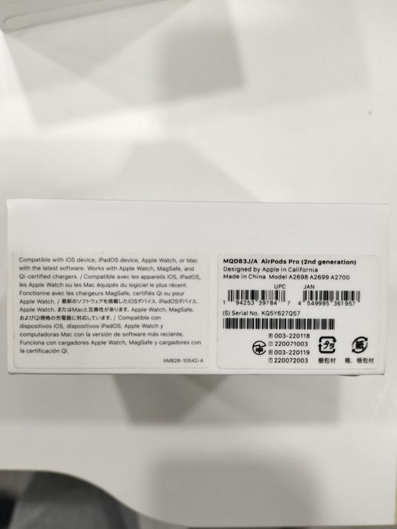 ���ʡ�̤���� Airpods Pro ��2����(Lightning) MQD83J/A