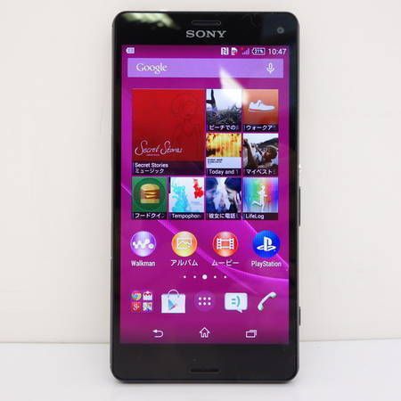 �ڲ�ľ���Sony Xperia Z3 Compact��D5803���֥�å���SIM�ե꡼