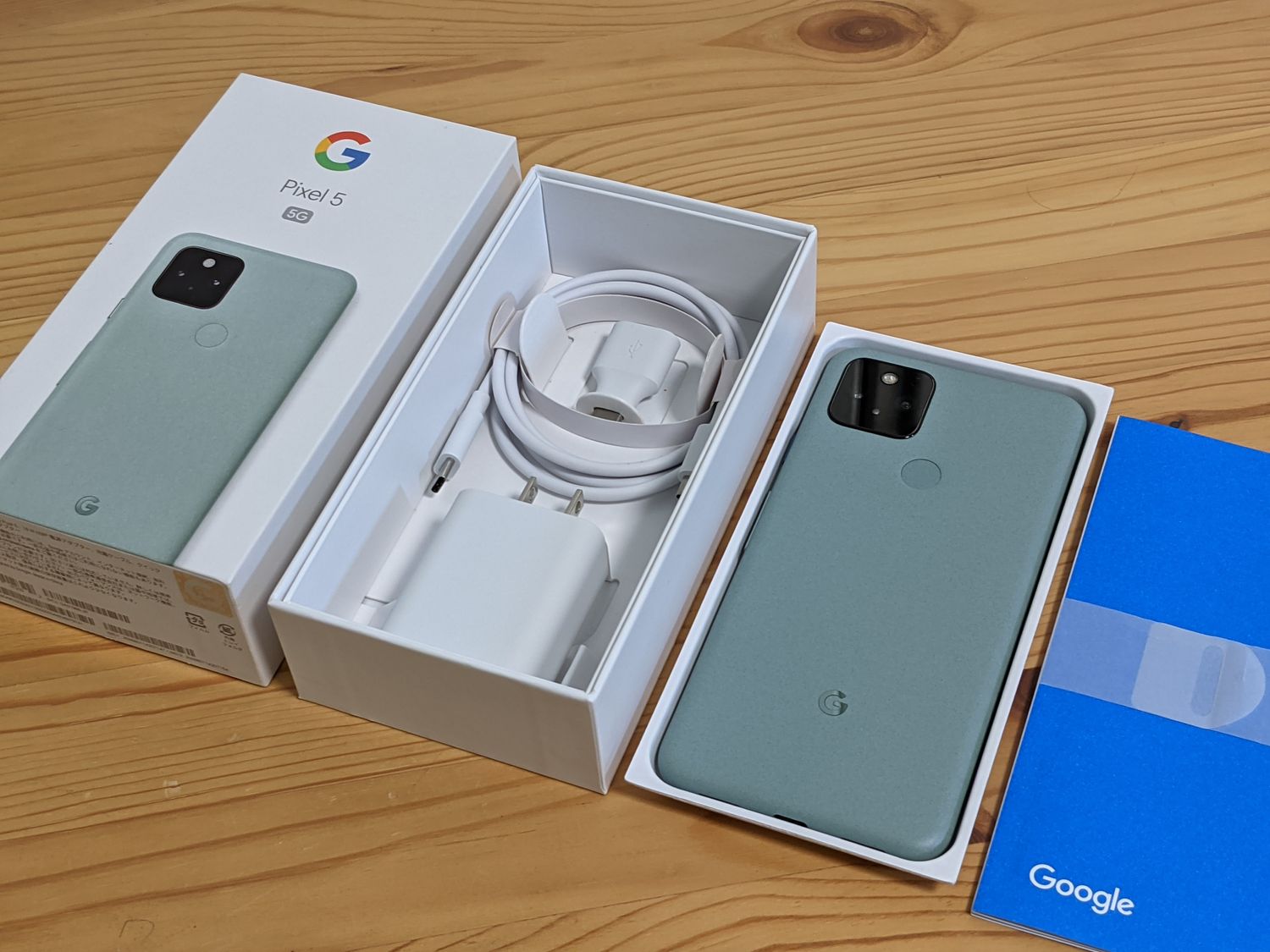 ムスビー｜【新品同様/付属品完備】SIMフリー版 Google Pixel5 128GB 