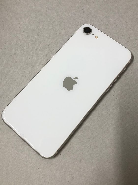 ������Х�����Хåƥ꡼100���SIM�ե꡼ iPhone SE2 64GB �ۥ磻��