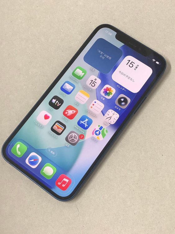 ������Х����SIM�ե꡼ iPhone 12 128GB �֥롼