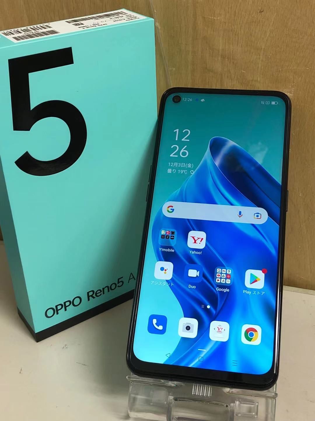 ムスビー｜セイモバイル☆国内SIMフリーOPPO Reno 5A シルバーブラック 