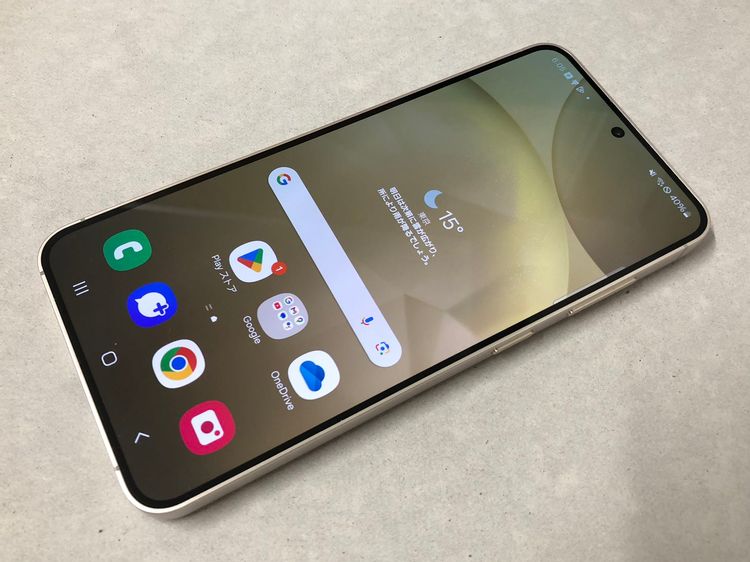 セイモバイル★SIMフリー AU Galaxy S24 アンバーイエロー SCG25