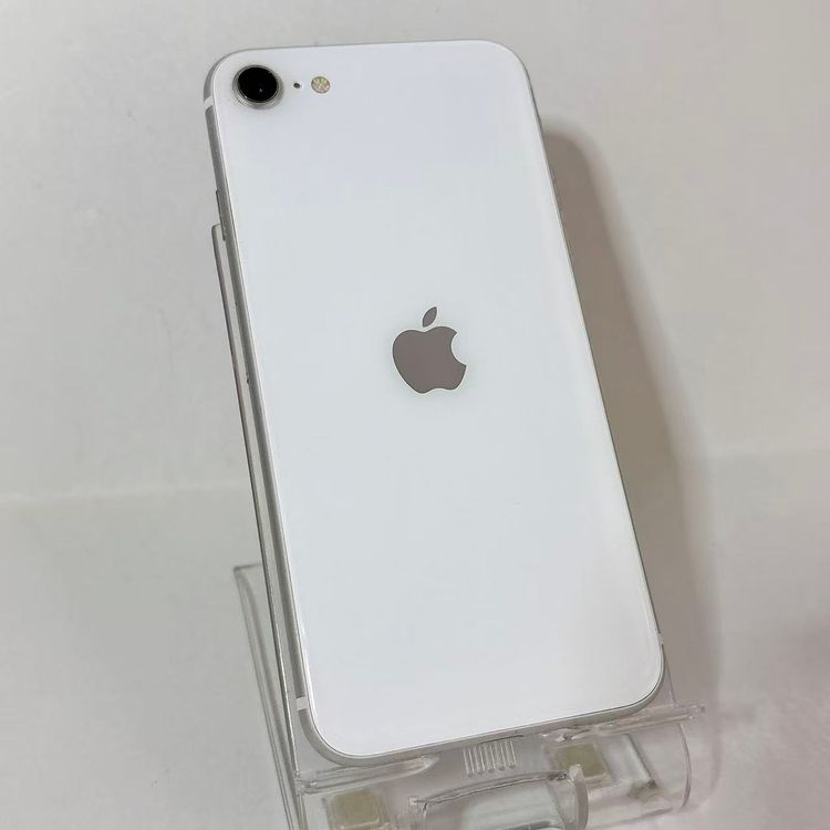 ������Х����SIM�ե꡼ iPhone SE(�裲����) 64GB �ۥ磻��