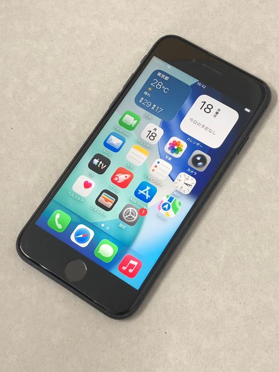 ������Х����SIM�ե꡼ iPhone SE2 64GB �֥�å�