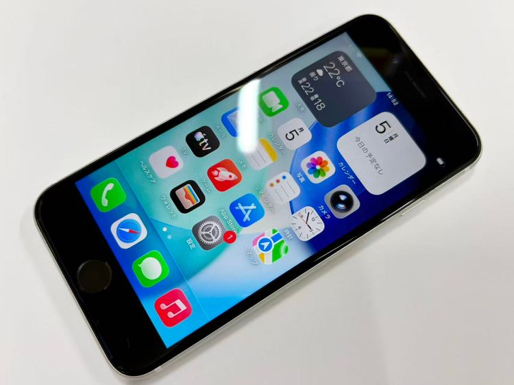 ������Х�����Хåƥ꡼100���SIM�ե꡼ iPhone SE(��2����) 64GB �ۥ磻��