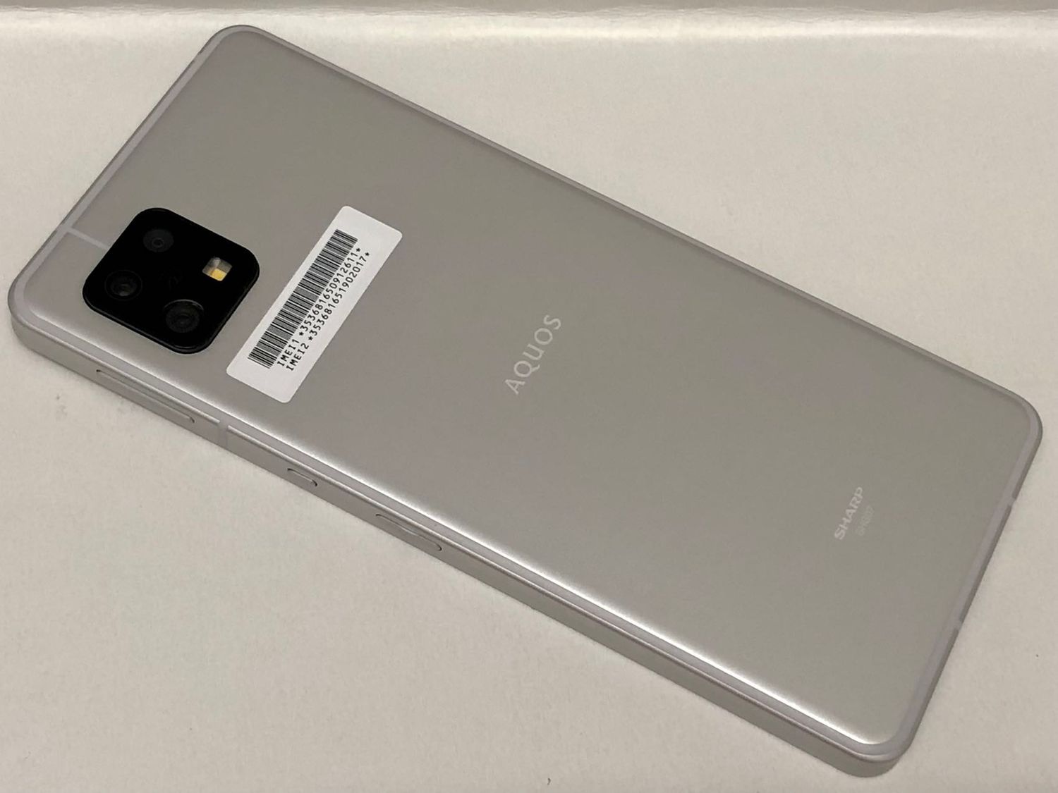 ムスビー｜セイモバイル☆SIMフリー AU AQUOS sense6s SHG07 シルバー  