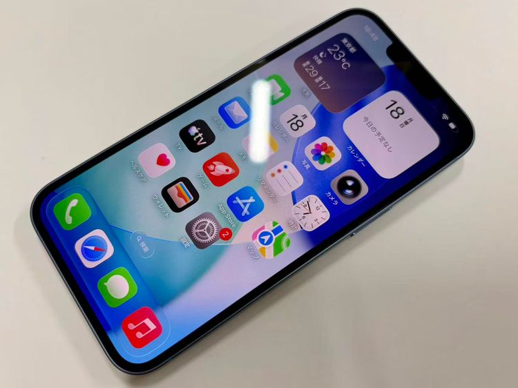 ������Х��������SIM�ե꡼ iPhone14 128GB �֥롼
