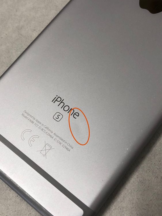 ������Х����SIM�ե꡼ iPhone 6s 32GB ���ڡ������졼