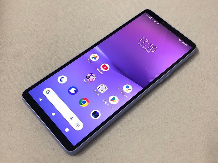������Х����SIM�ե꡼ AU Xperia 10 V SOG11 128GB ��٥����