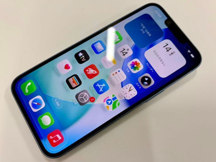 ������Х����SIM�ե꡼ iPhone14 128GB �֥롼 3L237J/A