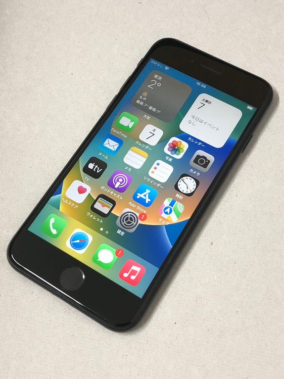 ������Х����SIM�ե꡼ iPhone SE2 64GB �֥�å�