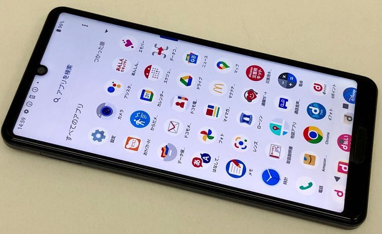 ������Х����SIM�ե꡼ docomo AQUOS sense5G SH-53A �֥�å�