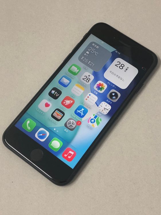 ������Х����SIM�ե꡼ iPhone SE2 64GB �֥�å�