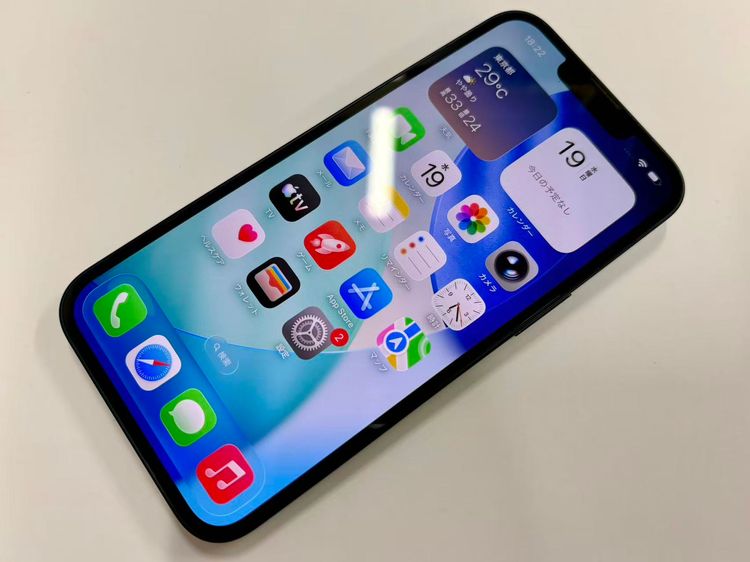 ������Х����������SIM�ե꡼ iPhone14 128GB �ߥåɥʥ���
