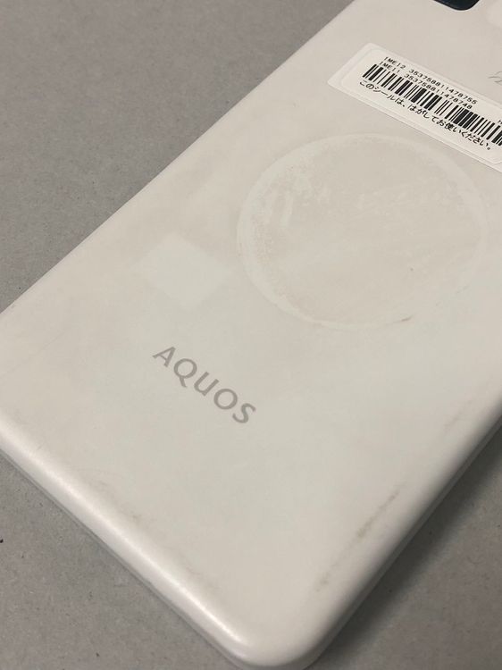 ������Х��������SIM�ե꡼ AQUOS wish3 SH-M25 64GB �ۥ磻��