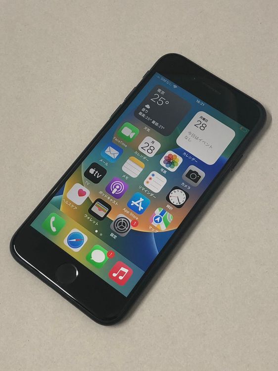 ������Х����SIM�ե꡼ iPhone SE2 64GB �֥�å�