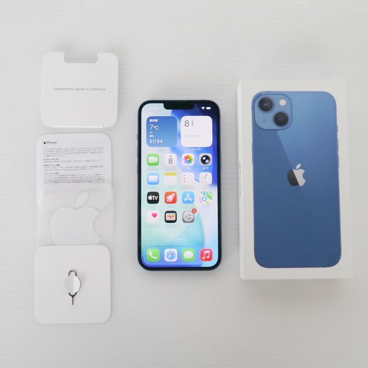 �����ǥ���ե꡼ iPhone13 128GB �֥롼 MLNG3J/A