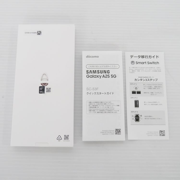 ̤���� docomo Galaxy A25 5G SC-53F �饤�ȥ֥롼 64GB ��