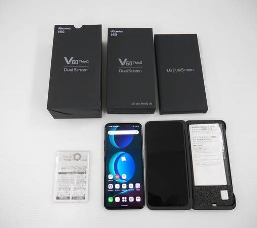 値下げ】LG V60 ThinQ みすぼらしい L-51A ドコモ版 デュアル  