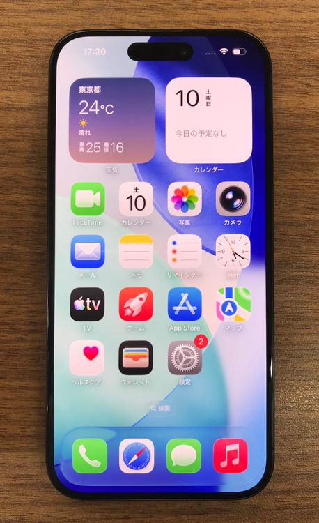 ��JCKA�ۡ���SIM�ե�� iPhone15Pro��256GB���֥롼�����˥�����ե������
