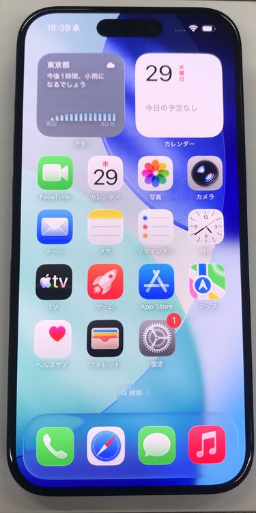 ��JCKA�ۡ�������85%��SIM�ե�ݡ� iphone15pro����128GB ���֥롼��
