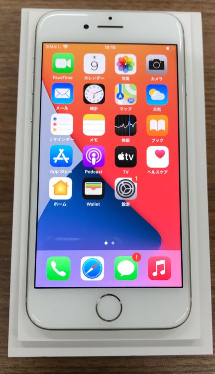��JCKA�ۡ�����98��SIM�ե꡼��iPhone8��64GB���ۥ磻�ȡ������饹�ե����