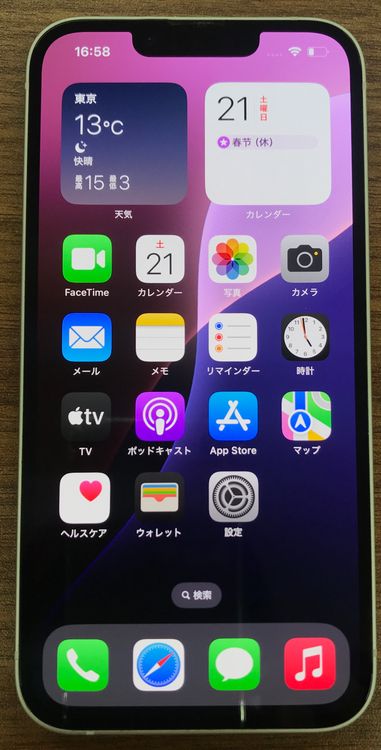 ��JCKA�ۡ����ʡ�����86%��SIM�ե�� iphone13 ��128GB ���ۥ磻�Ȣ�