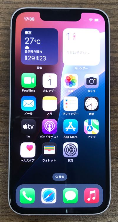 ��JCKA�ۡ� SIM�ե�� iphone13mini �� 128GB�� �ԥ󥯢�