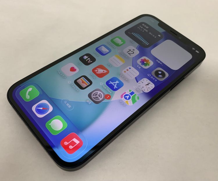 �ڶ��Сۡ����ʡ�sim�ե꡼��iPhone12��64GB���֥�å����Хåƥ꡼86���