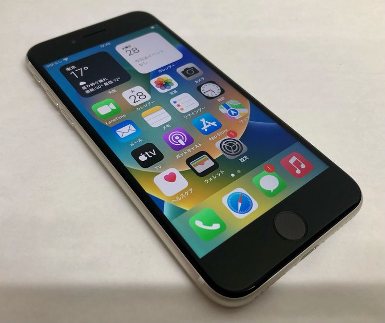【金モバ】★美品★simフリー★iPhoneSE3 64GB★スターライト★バッテリー86%★