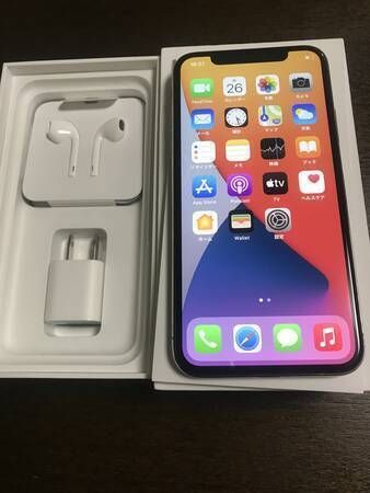 ムスビー｜超美品 国内版 simフリー iPhonex 256GB シルバー色 