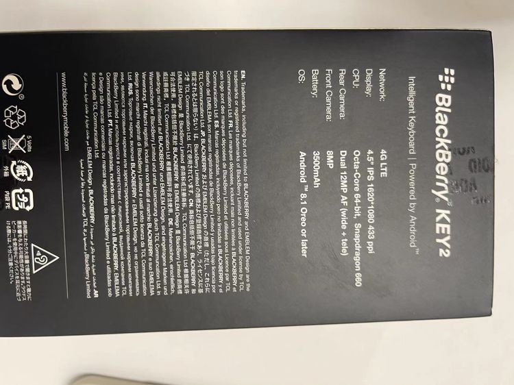 Ķʡǡsimե꡼  BlackBerry KEY2 BBF100-9