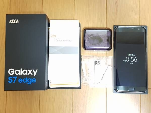 ムスビー｜SIMロック解除済み☆Galaxy s7 edge scv33☆付属品完備☆au  