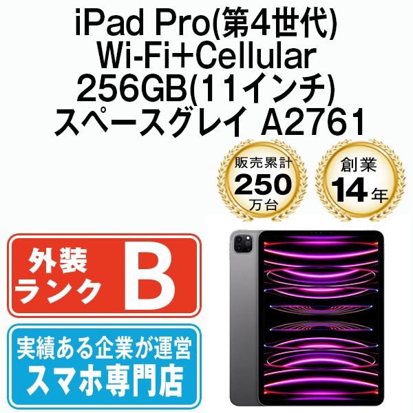 š iPad Pro 4 Wi-Fi+Cellular 256GB 11 ڡ쥤 A2761 ipdp4mtm2989
