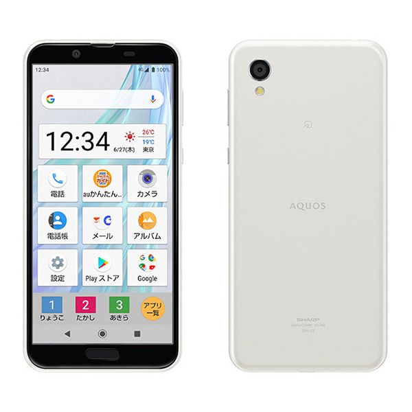 š SHV43 AQUOS sense2 󤿤 ꥢۥ磻 shv43w8mtm