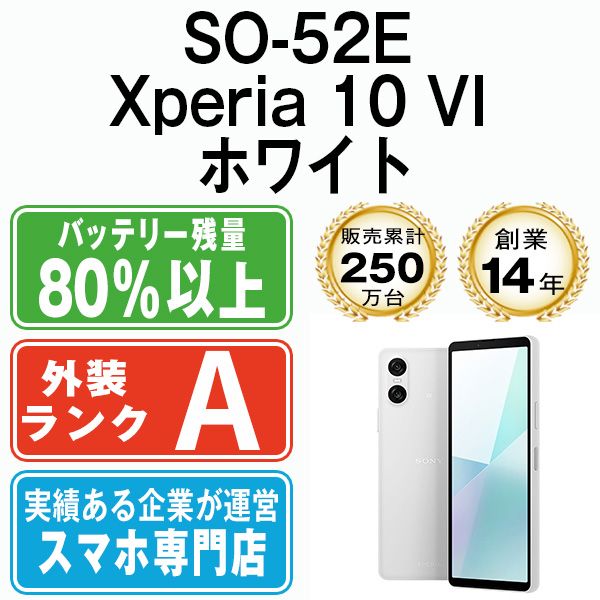 š SO-52E Xperia 10 VI ۥ磻 so52ewh8mtm