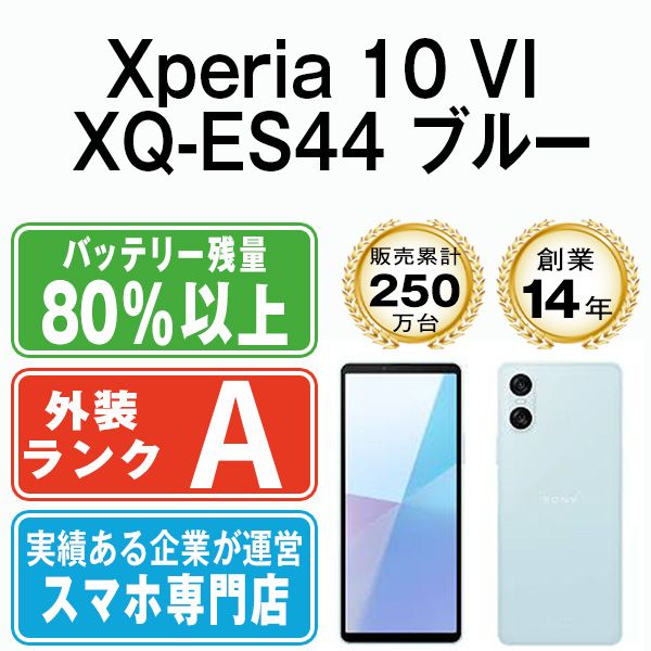 ����š� Xperia 10 VI XQ-ES44 �֥롼 xqes44bl8mtm